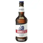 Bankss Amber Ale Beer Bottle 500ml