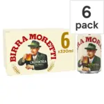 Birra Moretti Premium Lager Beer 6 X 330ml