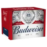 Budweiser Lager Beer Bottles 20 X 300ml