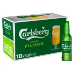 Carlsberg Danish Pilsner Lager Beer Bottle 18x330ml