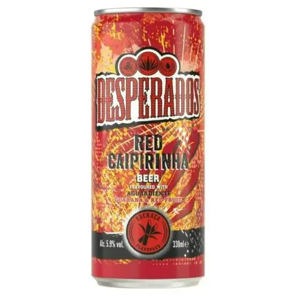 Desperados Red Premium Tequila Guarana Lager 12x 330ml Cans