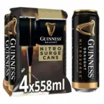 Guinness Draught Nitrosurge Stout Beer Can 4 1 Vol 4x558ml