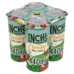 Inchs Cloudy Apple Cider Can 4x440ml