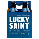 Lucky Saint Alcohol Free Lager 4x330ml Bottles