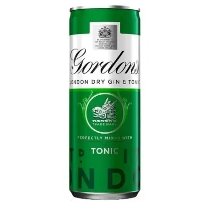 Gordons Gin Tonic PMP Cans 12 X 250ml Case