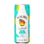 Malibu Pina Colada Still Pre Mixed Ready To Drink Cocktail 250mL 5