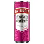 Smirnoff Red Label Vodka And Cranberry Ready To Drink Premix 250ml