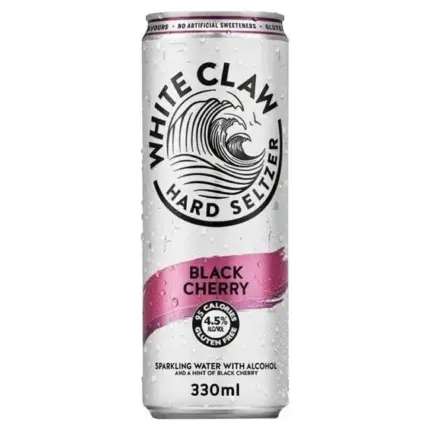 White Claw Black Cherry Hard Seltzer Cans 12 X 250ml Case