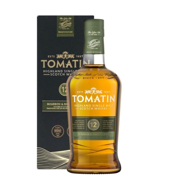 Tomatin 12 Years Bourbon Sherry Cask Whisky