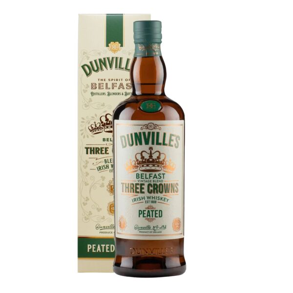 Dunvilles Three Crowns Peated Whiskey