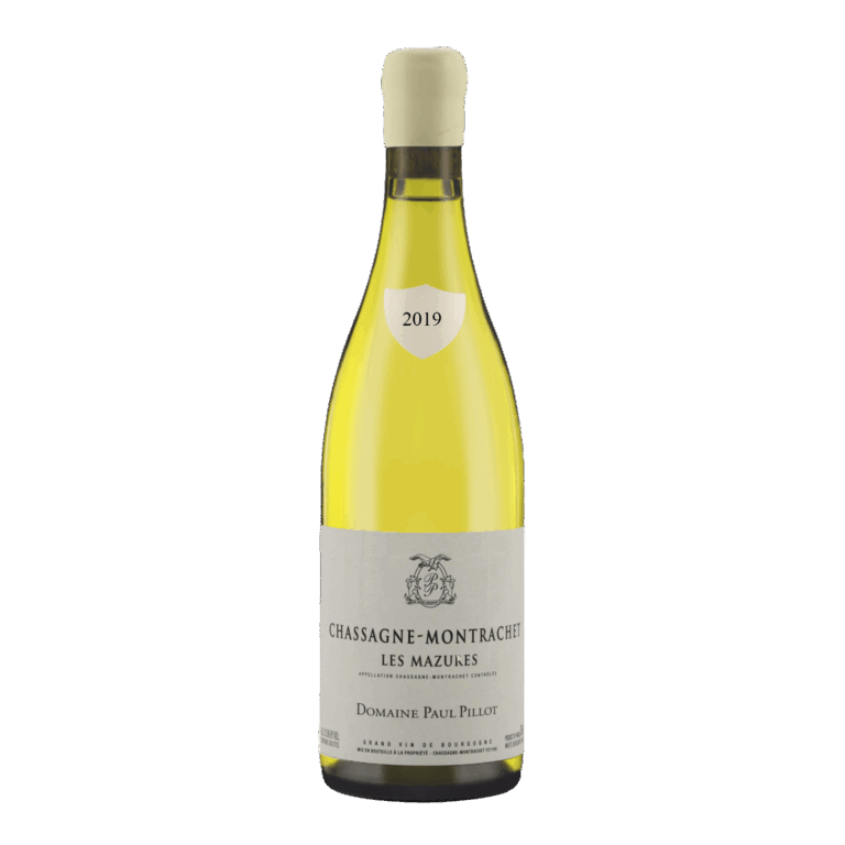 Paul Pillot Chassagne Montrachet Les Mazures 2019