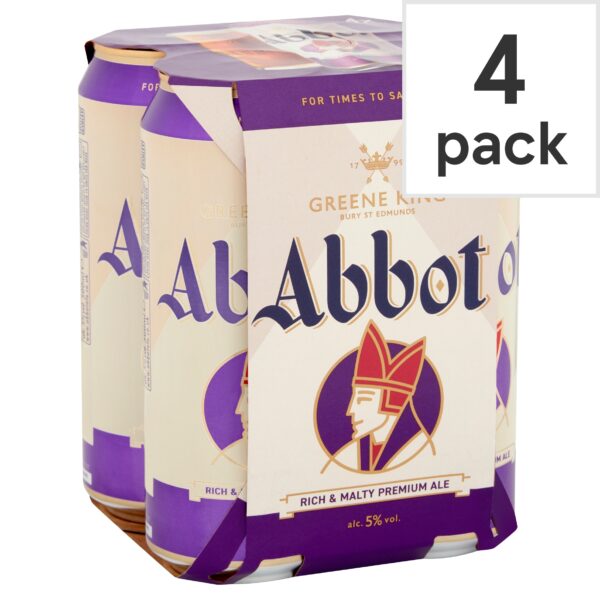 Abbot Ale Strong Bitter 4X500ml Cans