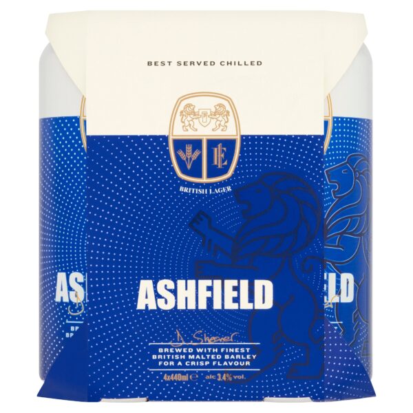 Ashfield British Lager 4 x 440ml