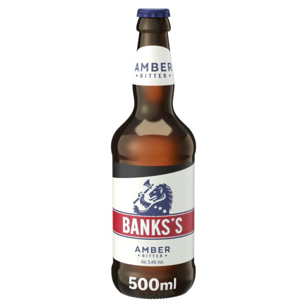 Banks's Amber Ale Beer Bottle 500ml