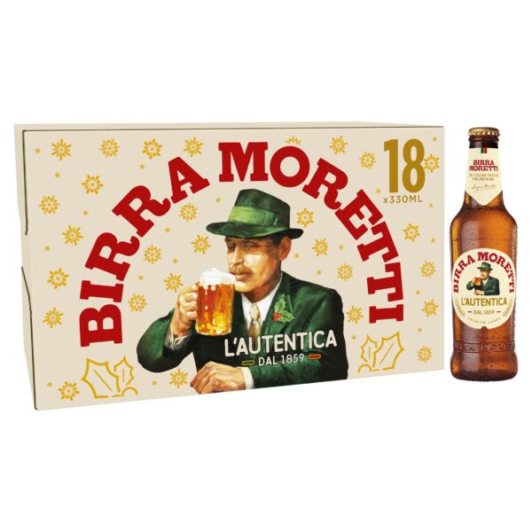 Birra Moretti Lager Beer 18 x 330ml
