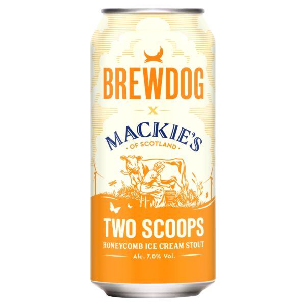 BrewDog Mackie's Two Scoops Honeycomb Ice Cream Stout 440ml