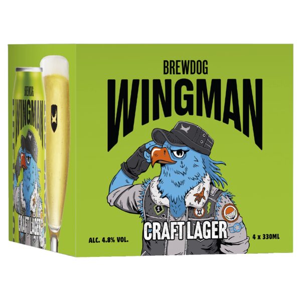 BrewDog Wingman Craft Lager 4 x330ml