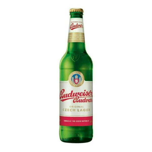 Budweiser Budvar Czech Lager Bottles 20x 500ml