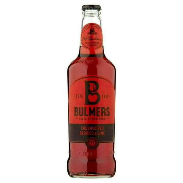 Bulmers Crushed Red Berries & Lime Cider 12x 500ml