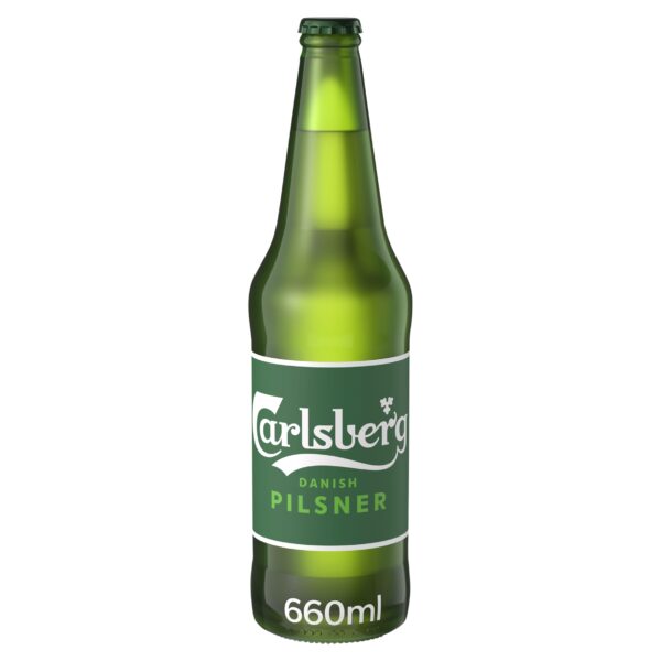 Carlsberg Danish Pilsner Lager Beer Bottle 660ml