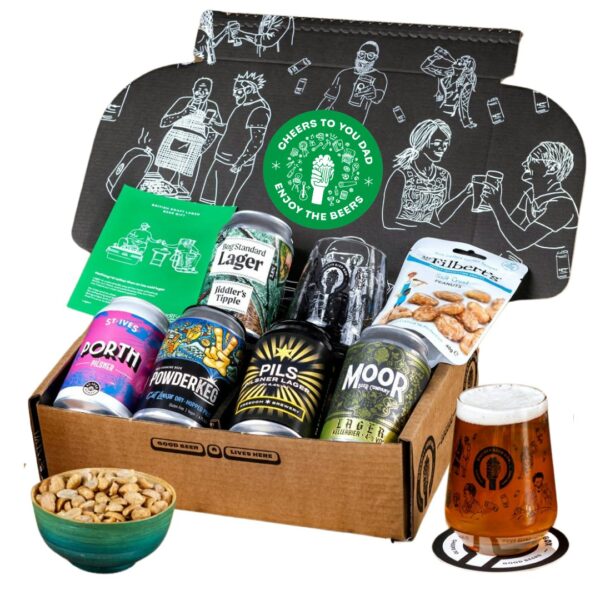 Craft Lager Cheers Dad Beer Gift Hamper 5x330ml