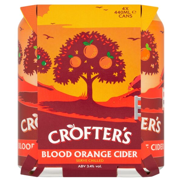 Crofter's Blood Orange Cider 4x440ml
