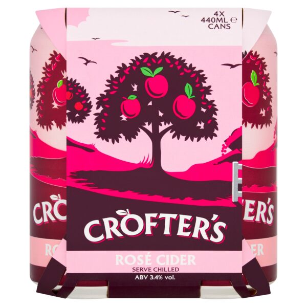 Crofter's Rose Cider 4x440ml