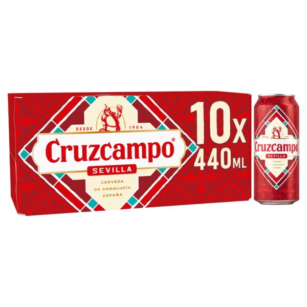 Cruzcampo Sevilla Lager Beer 10X440ml