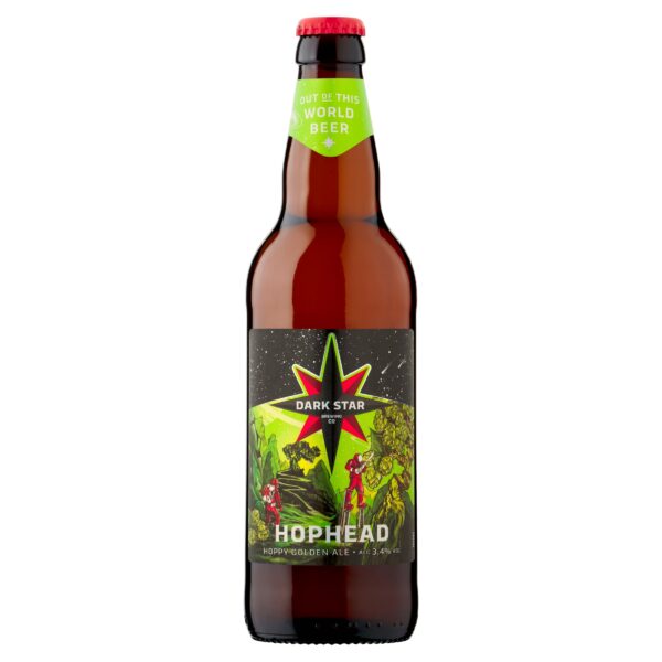 Dark Star Hophead Golden Pale Ale Beer Bottle 500ml