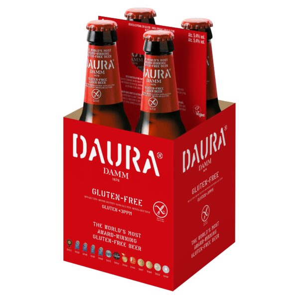 Daura Damm Gluten Free 4 Pack X 330Ml