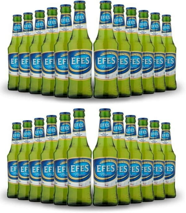 Efes Turkish Pilsener Beer 24 x 330ml bottles