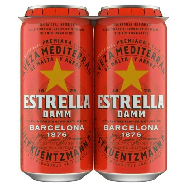 Estrella Damm Premium Lager 24x 440ml