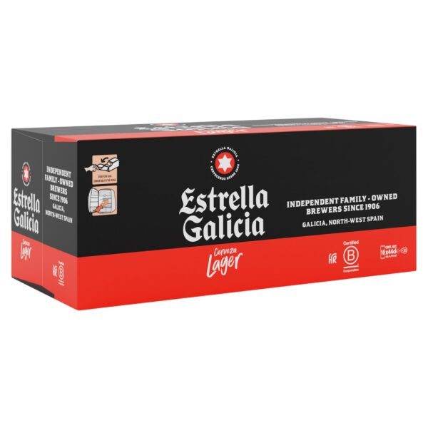 Estrella Galicia Premium Spanish Lager 10x440ml Cans
