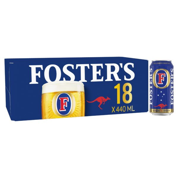 Foster's Lager Beer Can 18x440ml