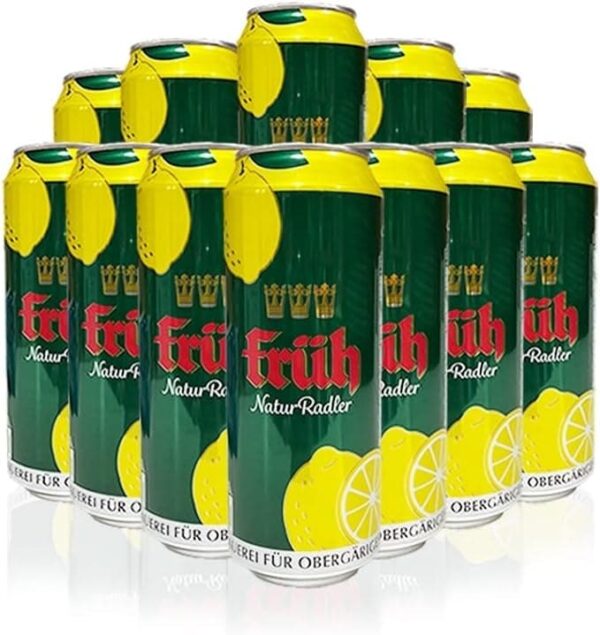 Fruh Kolsch Lemon Radler 12 x 500ml cans