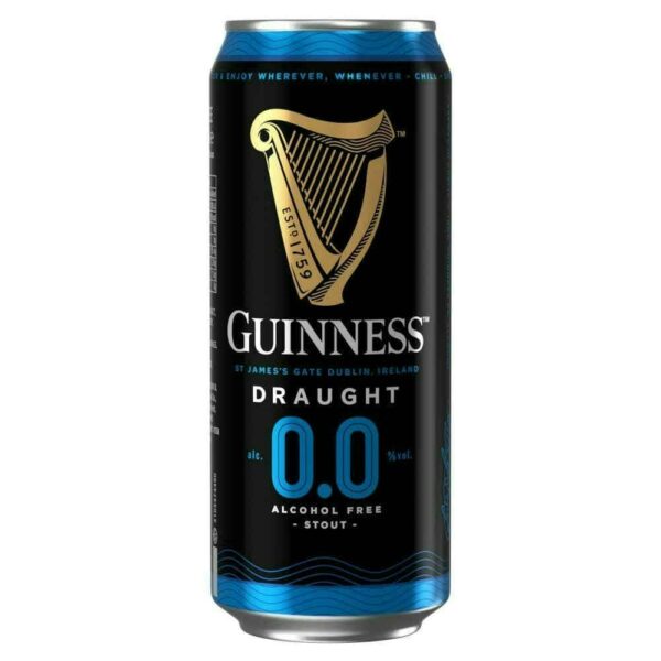Guinness 0.0 Draught Alcohol Free Stout 24x 440ml