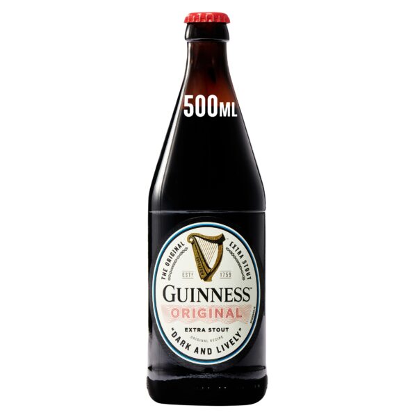 Guinness Original Stout Beer Bottle 4.2% Vol 500ml