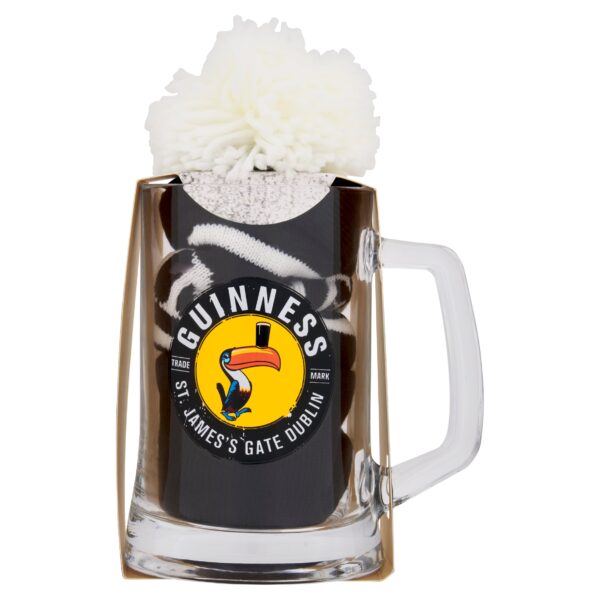 Guinness Tankard and Bobble Hat Christmas Gift Set