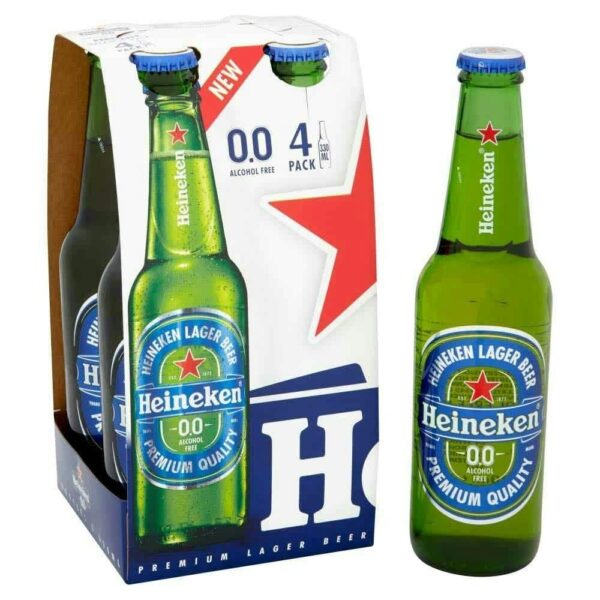 Heineken 0.0% Alcohol Free Beer 24x 330ml