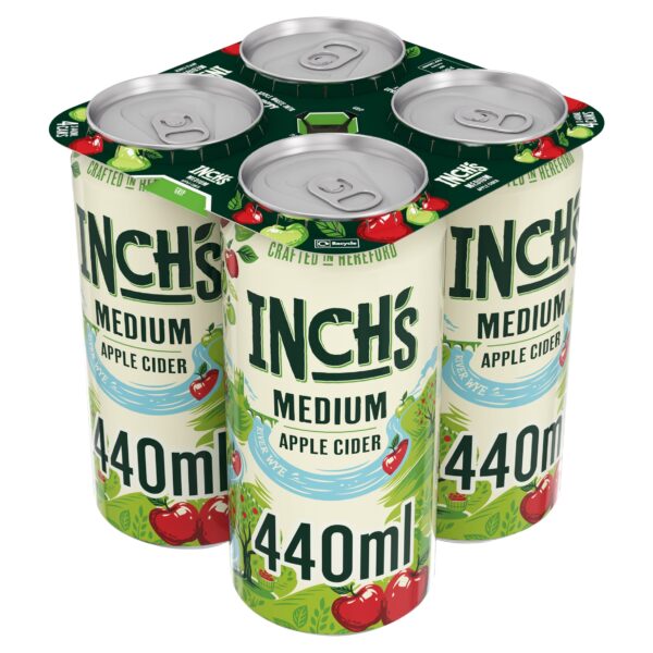Inch's Medium Apple Cider Can 4x440ml