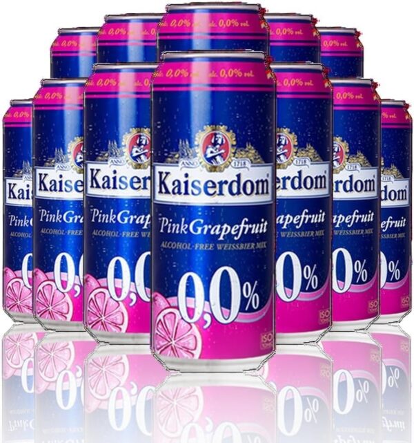 Kaiserdom Pink Grapefruit 0.0% Alcohol Free Weissbier 12 x 500ml cans