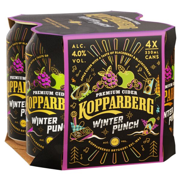 Kopparberg Premium Cider Winter Punch 4 x 330ml