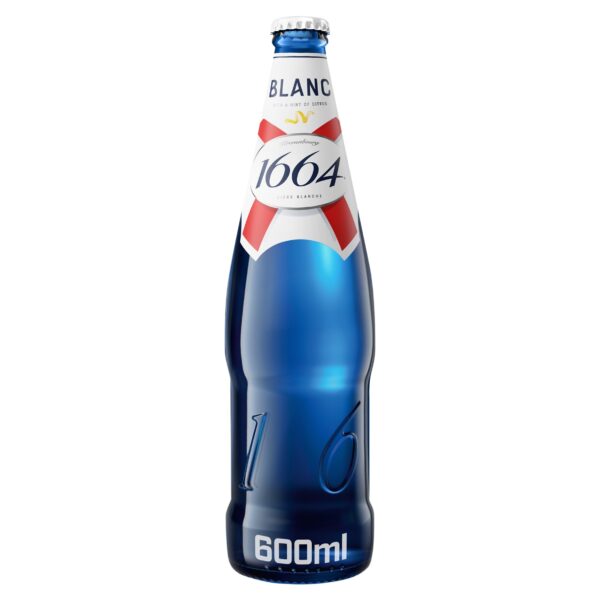 Kronenbourg 1664 Blanc Premium Lager Beer Bottle 600ml
