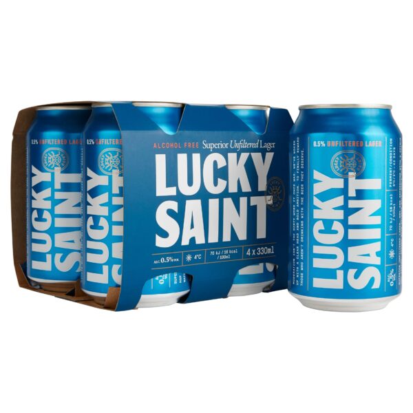Lucky Saint Alcohol Free Lager 4x330ml
