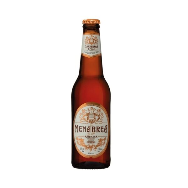 Menabrea Amber Italian Lager 12 x 330ml