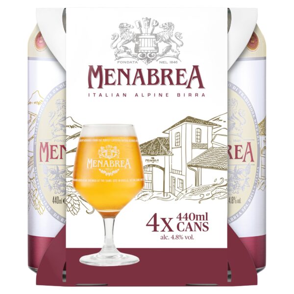 Menabrea Italian Alpine Birra 4x440ml