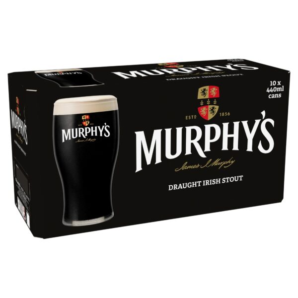 Murphy's Draught Irish Stout Can 10x440ml