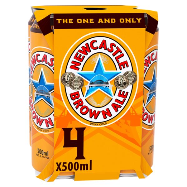 Newcastle Brown Ale Can 4x500ml