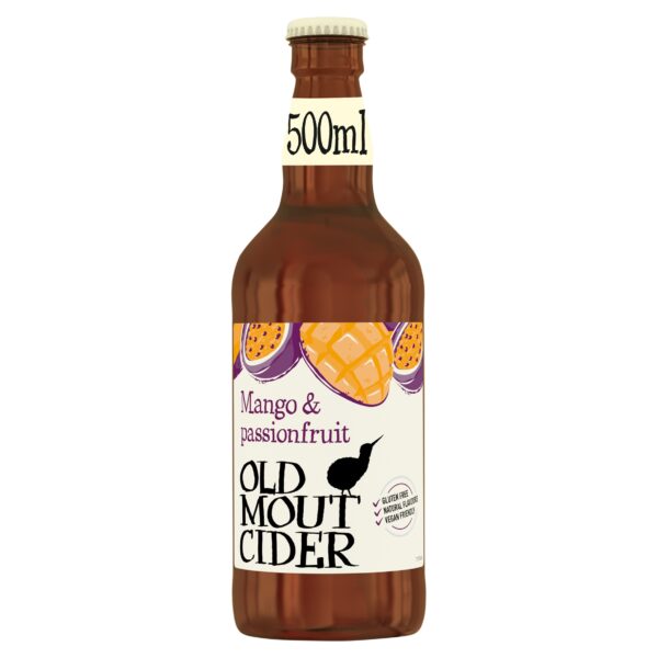 Old Mout Cider Mango and Passionfruit Bottle 500ml
