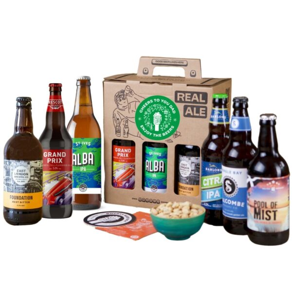 Premium British Real Ale Cheers Dad Beer Gift 6x500ml